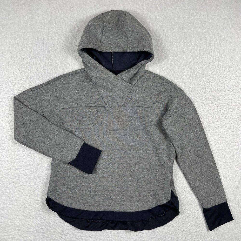 REI Co-op Sweatshirt Womens Small Gray Pullover Hoodie Outdoors Athleisure Top